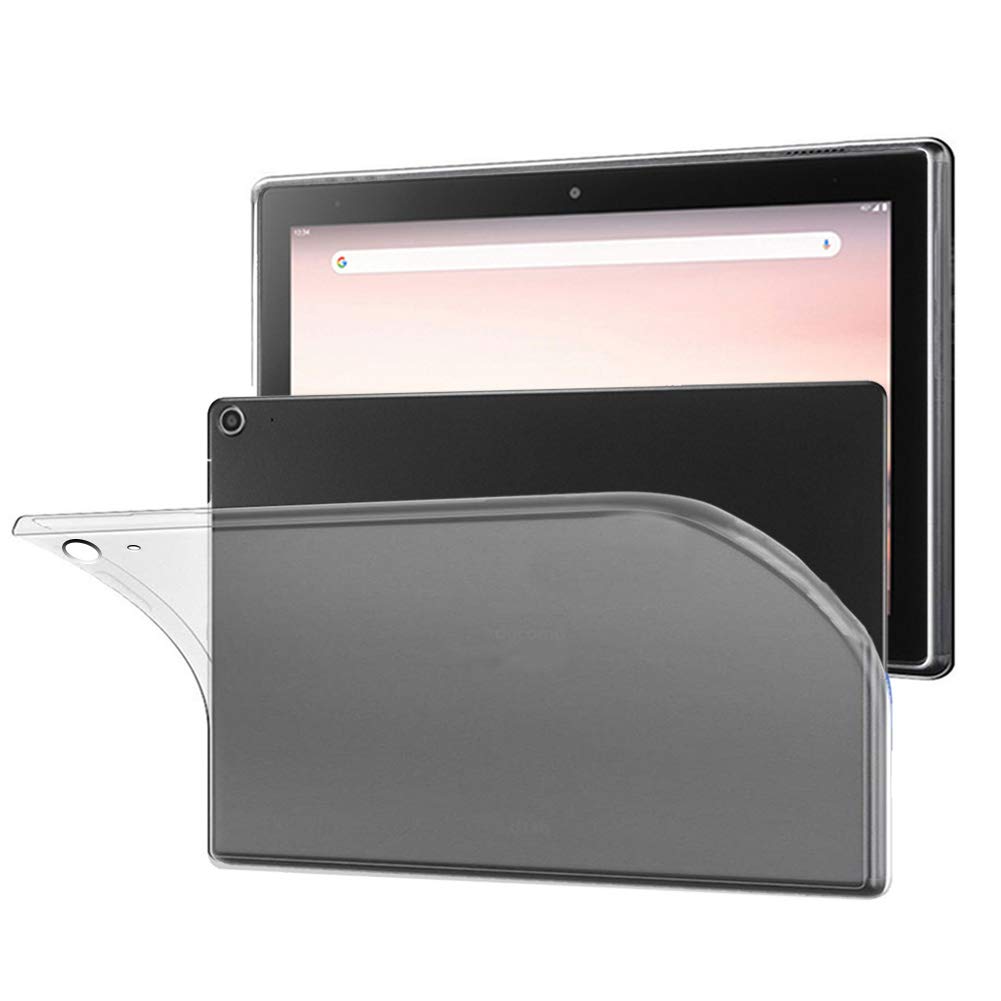 Amazon.co.jp: NUPO NTTドコモ dtab d-41A ケース 耐衝撃 クリア 半